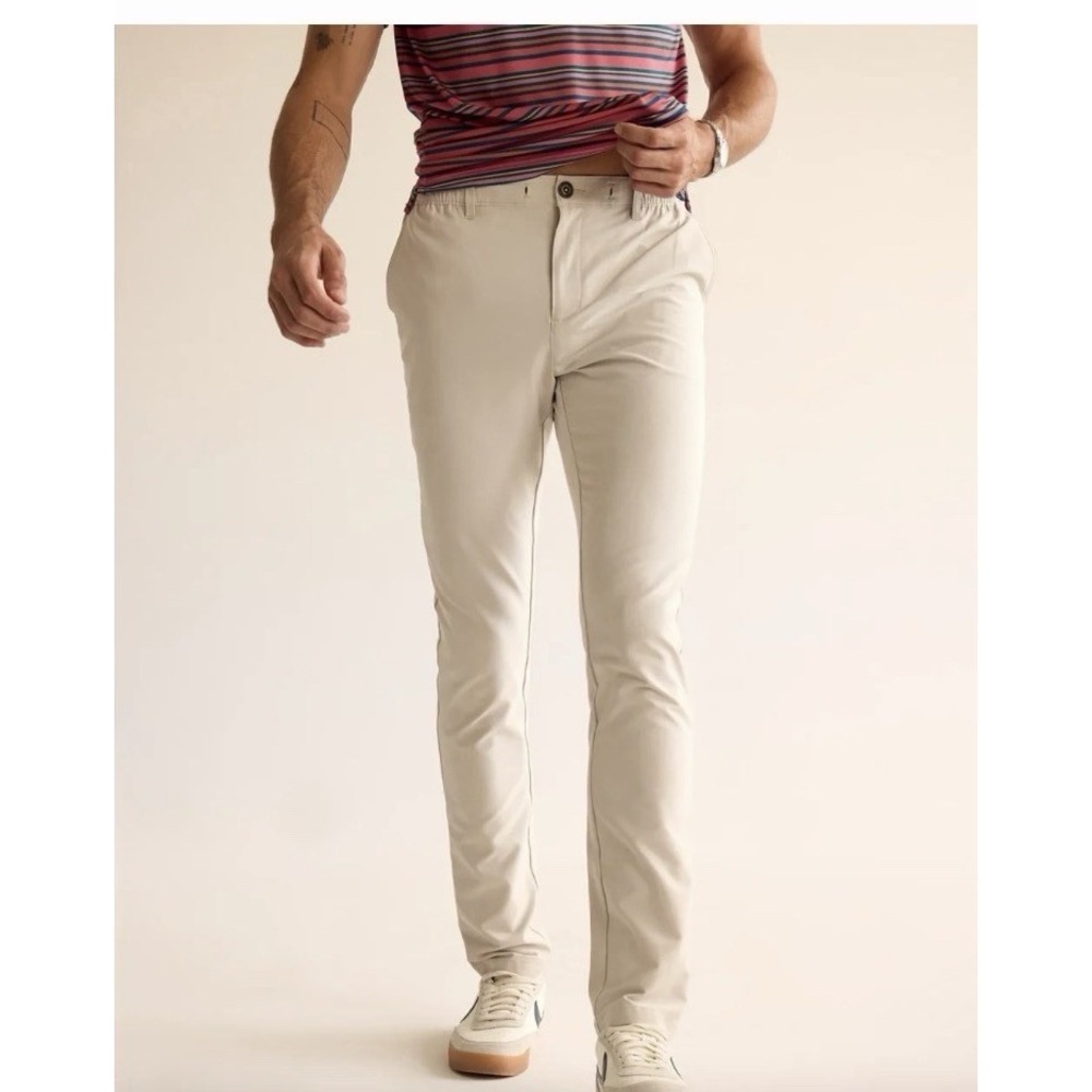 Chubbies Everywear Performance Pants Khakinators Khaki Beige Size Small